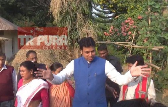 At Govt expenditure, Tripura CM starts ADC election campaigning, CM blames CPI-M At Govt expenditure, Tripura CM starts ADC election campaigning, CM blames CPI-M